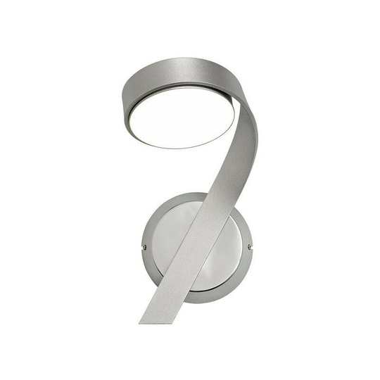 Wall Lamp Right Switched, 1 x 10W led, 3000K, 800lm, Silver, Polished Chrome - Luminosa Lighting