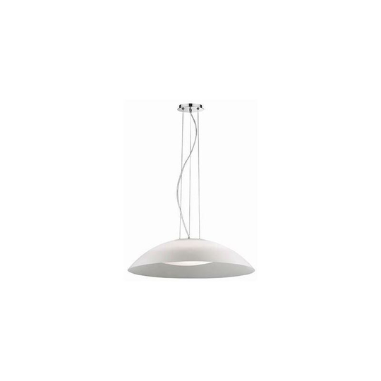 Ideal Lux Lighting - Ideal Lux Lena - 3 Light Dome Ceiling Pendant White, E27