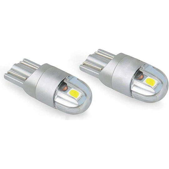 Aougo - T10 W5w Led Parking Light Sidelights 12v 6000K White 168 194 Led Turn Signal For Bulb Plate Clearance Lights Car Motorcycle