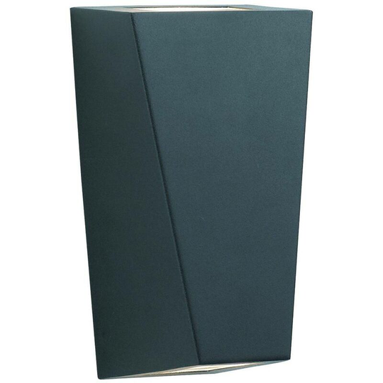 Searchlight Lighting - Searchlight Outdoor - led Outdoor Wall 2 Light, Cast Aluminium Black, IP44