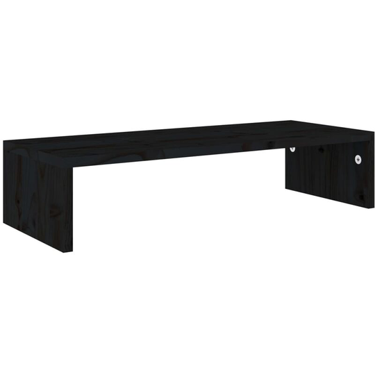 Monitor Stand Black 60x23.5x12 cm Engineered Wood Vidaxl Black