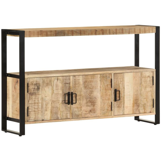 Earle Solid Mango Wood Sideboard by Williston Forge - Brown