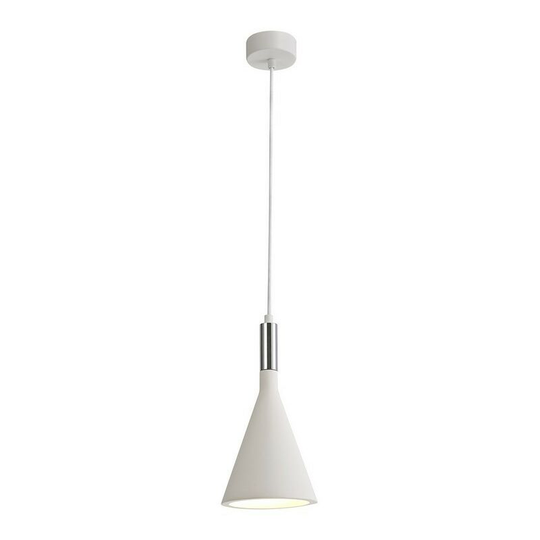 Ceiling Pendant, 1 x E27, White Paintable Gypsum - Luminosa Lighting