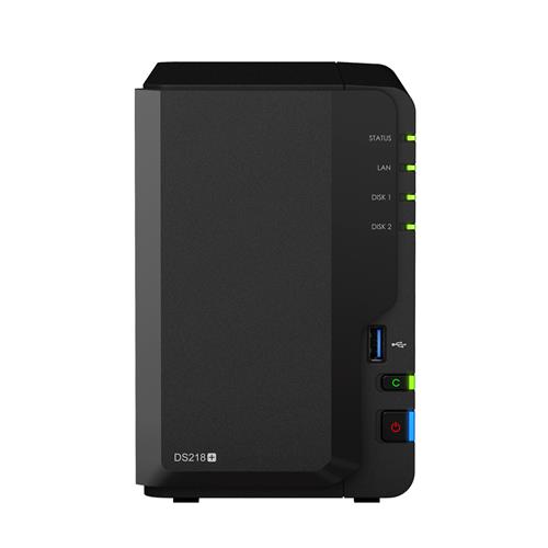Synology DiskStation DS218+ NAS/storage server J3355 Ethernet LAN Compact Black