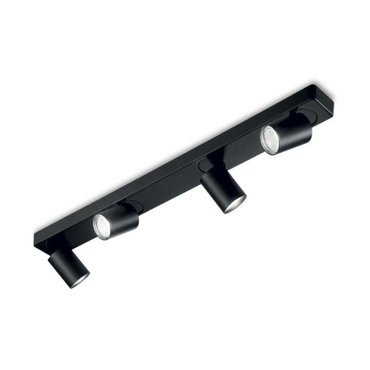 Ideal Lux rudy - Indoor 4 Lights Ceiling Spotlight Lamp Black, GU10