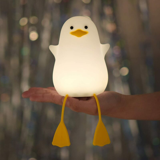 Cute Duck Night Light, Gifts for Women Teen Baby, Night Lights for Kids Room, Cute Christmas Silicone Chick Seagull Night Lights for Kids Toddlers