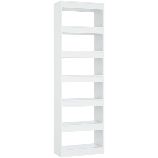 Book Cabinet/Room Divider White 60x30x198 cm Vidaxl White
