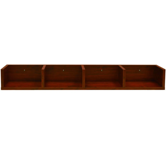 Techstyle Virgil 108 Cd / 72 Dvd / Blu-ray / Media Wall Storage Shelf Mahogany