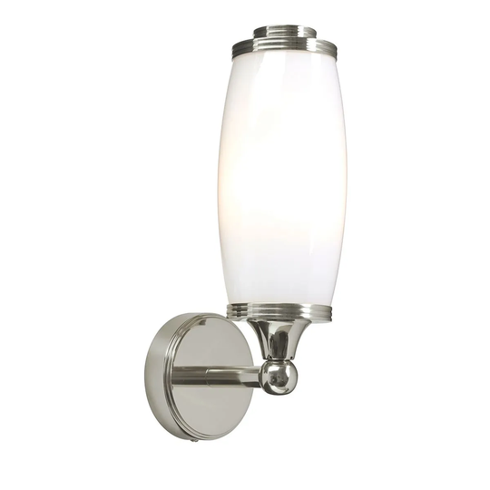 Elstead Lighting Eliot 1 Light Wall Light Polished Nickel