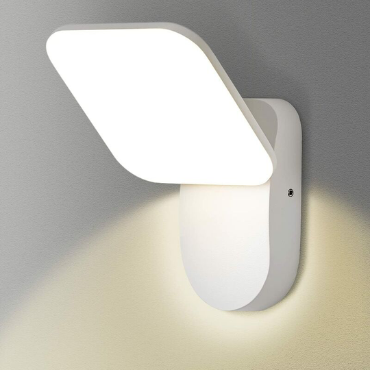 Aougo - 12W Led Wall Light Indoor Outdoor Huat Down Wall Lamp Modern led Waterproof IP65 Aluminum Wall Sconces for Living Room Staircase Corridor