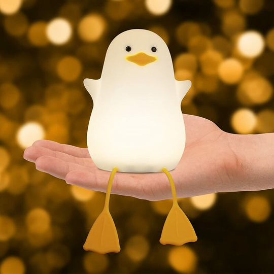 Aougo - Cute Duck Night Light Kids, Baby Night Light Baby Bedside Lamp Baby Girl Gift usb Rechargeable Lamp led Night Light Portable Light, for Cute