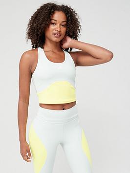 adidas Train HIIT Crop Tank Top - Light Green, Light Green, Size Xs, Women