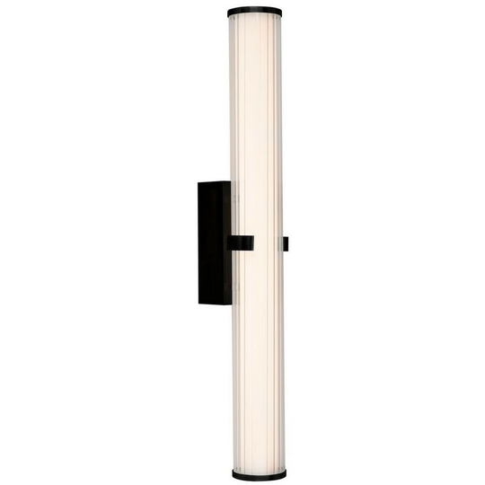 Searchlight Clamp Led Black Wall Light 23W. Ip44