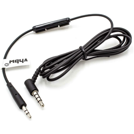 Vhbw - Audio aux cable to 3.5mm jack for Bose OE2, OE2i headphones, 120cm - microphone answer button