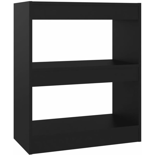 Book Cabinet/Room Divider Black 60x30x72 cm Vidaxl Black