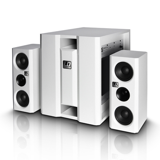 LD Systems DAVE8XSW Compact Active PA System White
