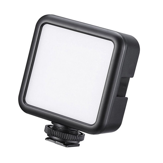 Ulanzi - VL49 Mini led Video Light Photography Lamp 6W Dimmable 5500K CRI95+ Built-in Rechargeable Lithium Battery with Cold Shoe Mount for Canon