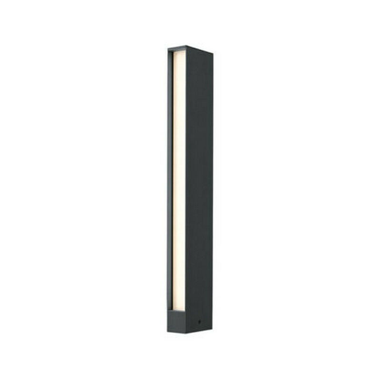 Larissa Lighting - Larissa Miziya led Post Light 12W Aluminium 3000K Dark Grey IP65