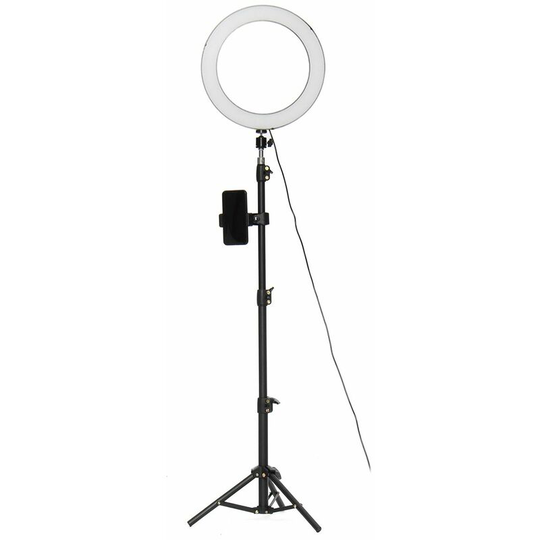 Drillpro - Bluetooth Selfie Beauty Makeup Lamp - 3 Lights Tripod Remote Control Phone Holder washed