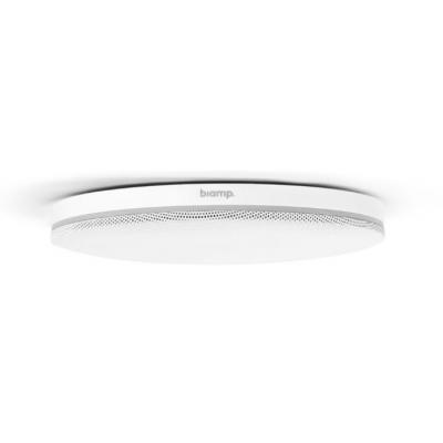 Beamtracking Ceiling Microphone with PoE+ Amplifier - White