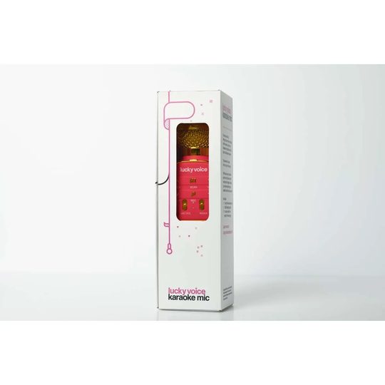 Lucky Voice Pink Bluetooth Microphone