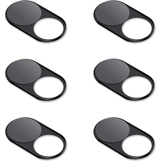 Joorrt - Upgrade Magnetic Webcam Cover, [6-Pack] 0.023 inch Metal for Mac, iPad, MacBook Pro, MacBook Air, Laptops, PC/Computer, Tablets, Web Blocker