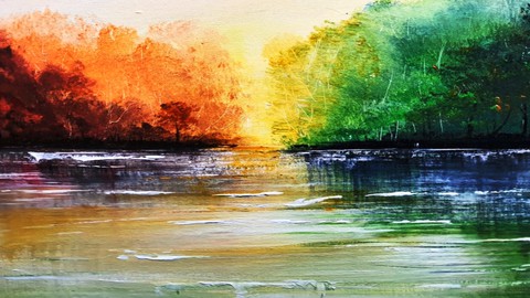 Abstract Impressionism With 3D, "Reflection"