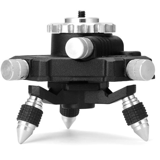 360° Rotatable Aluminum Alloy Bracket Base 1/4'' Interface Fine Adjustment Tripod Stand For Laser Level ,Multicolor-2