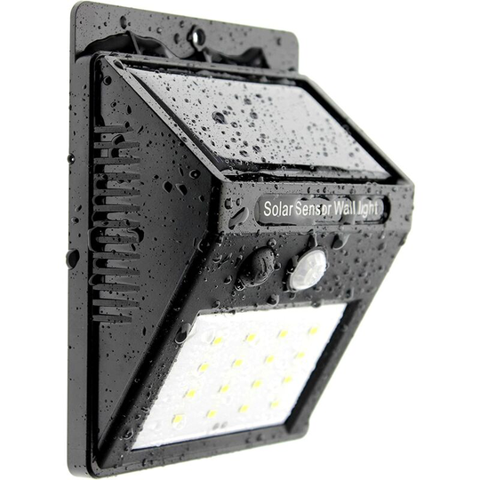 16 led solar light with motion detector and light sensor for automatic switching on and off [Energy Class a+++]