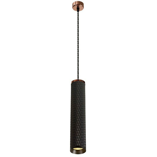 1 Light 20cm Ceiling Pendant Light GU10, Rose Gold - Luminosa Lighting