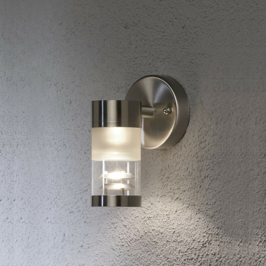 Konstsmide Lighting - Konstsmide Bolzano Outdoor Modern Down Light Stainless Steel, IP44