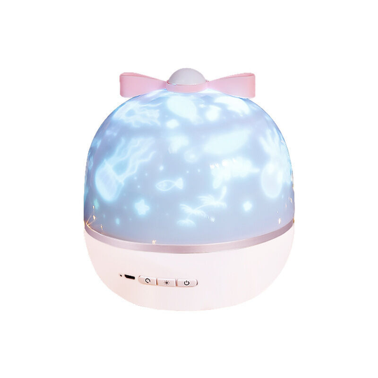 Kids Star Projection Night Light, led Projector Star Night Light 360° Rotation with 6 Projection Films, Baby Projector Night Light for Birthday,
