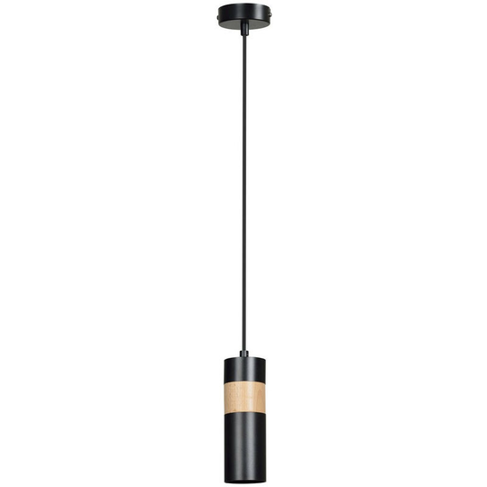 Emibig Akari Black Slim Pendant Ceiling Light 1x GU10