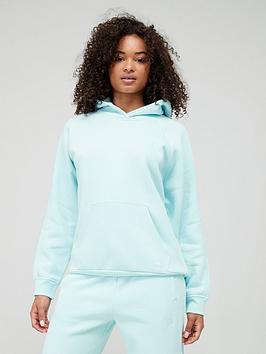 adidas All SZN Boyfriend Hoodie - Light Blue, Light Blue, Size 2Xs, Women