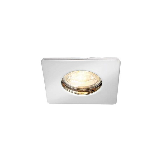 Saxby Speculo - led Fire Rated 1 Light Bathroom Recessed Downlight Chrome Plate, Glass IP65