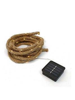 Gardenwize 4M Decorative Rope With 50 Solar Led Lights