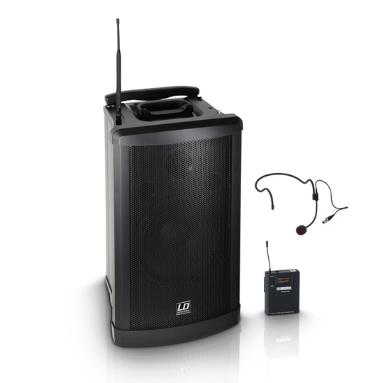 LD Systems Roadman 102 HS Portable PA Speaker with Headset Microphone - Nearly New