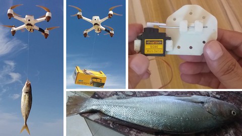 Build Drone Fishing Payload Release - start a small business