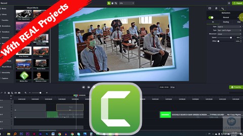 Camtasia 2021 From Scratch - REAL Projects Promo Making