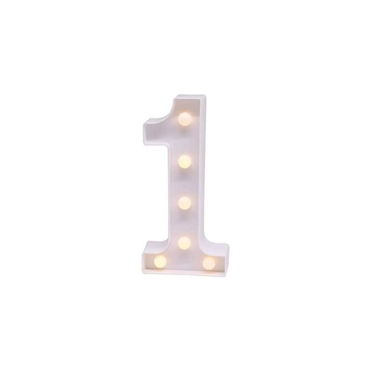 White letters with led lights. Letters with luminous lights for interior decoration. (1)