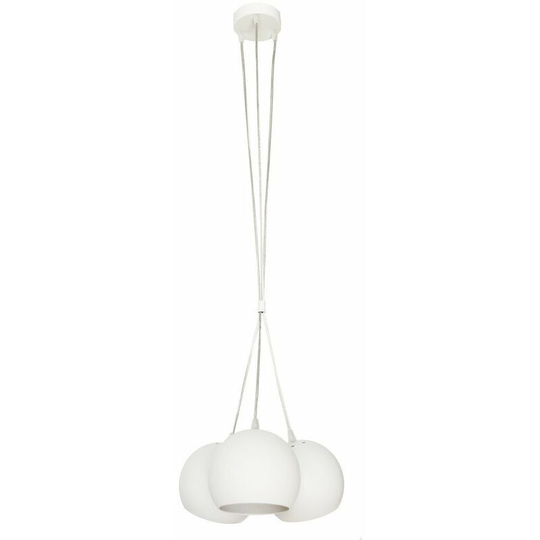 Helam Marion Cluster Pendant Ceiling Light White 30cm