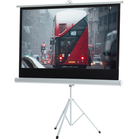 100 Inch hd Mobile Portable Projection Screen Tripod Stand - Livingandhome