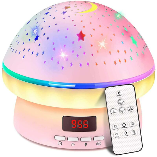 Thsinde - Toys For 3-8 Year Old Girls,timer Rotation Star Night Light Projector Kids Twinkle Lights, 2-9 Year Olds Girl Gifts Kawaii Birthday Easter