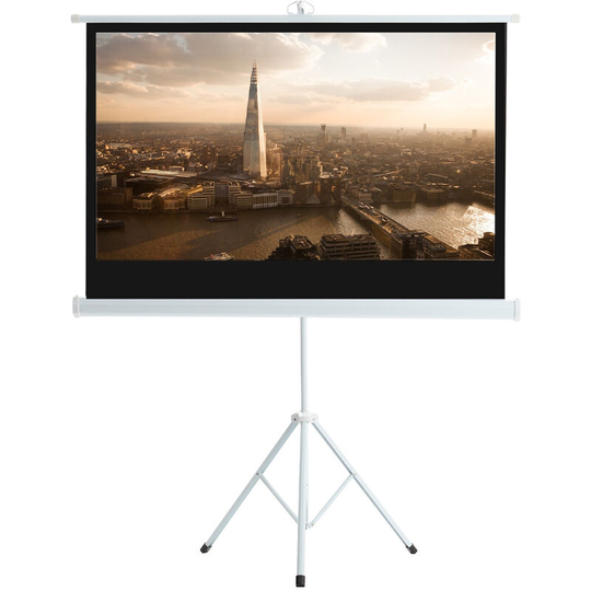 84 Inch Tripod Portable Projector Screen - Livingandhome