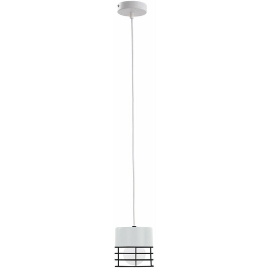 Keter Ohio Slim Pendant Ceiling Light White, Black, 12cm, 1x E27