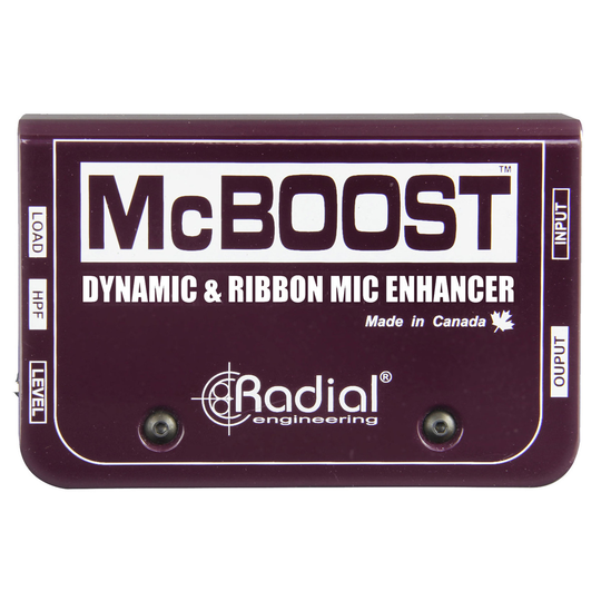 Radial McBoost Microphone Signal Booster
