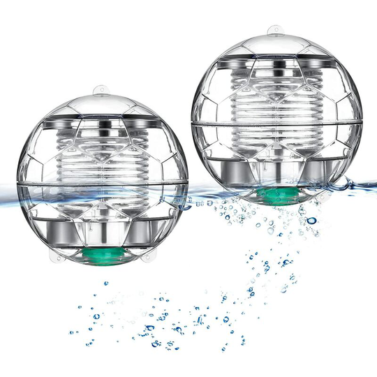 Aougo - Lamp Pool Light Solar Energy Floating Pond Lamp with Color Changing Waterproof Hanging Ball of Light for Garden Pool Tree abs Plastic [Energy