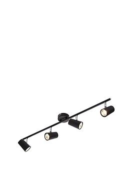 Spa Harlo 4 Light Bar Fitting - Black