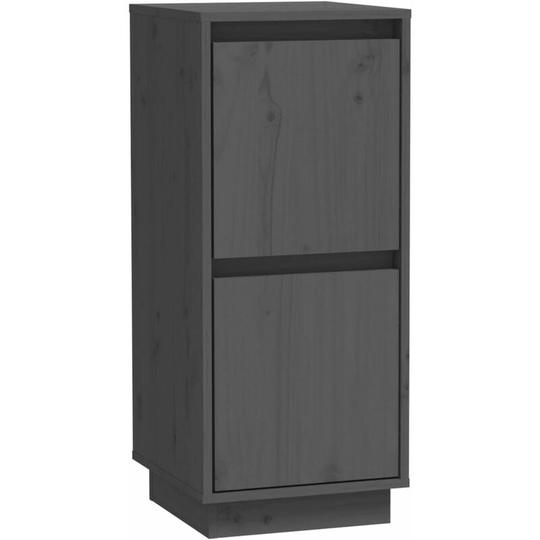 Sideboard Grey 31.5x34x75 cm Solid Wood Pine vidaXL - Grey