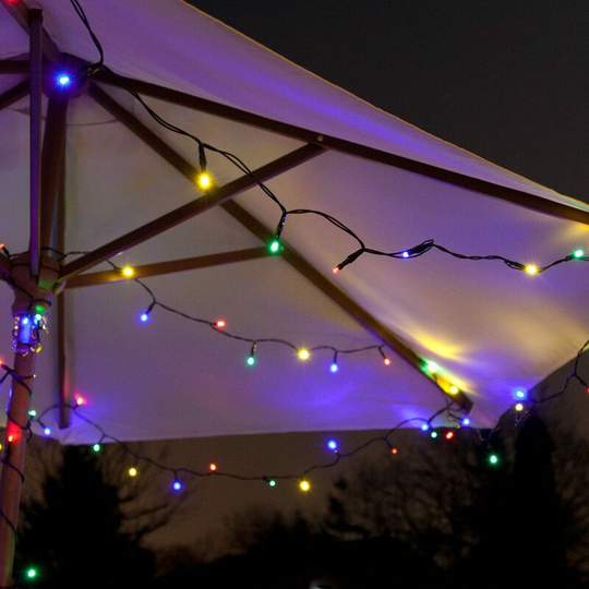 5m Solar Power Multi Colour led Fairy String Lights | Garden Outdoor Decoration - Multi Colour